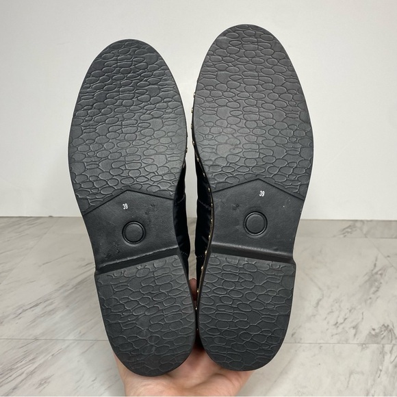 New! Free People Atlas Black Puffer Studded Chelsea Boot 9 - Picture 15 of 16